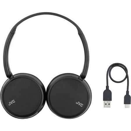 JVC - Lightweight Wireless Headphones - Black