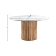 thumbnail image 3 of Meridian Furniture Sanremo 53" White Concrete Indoor/Outdoor Dining Table, 3 of 6
