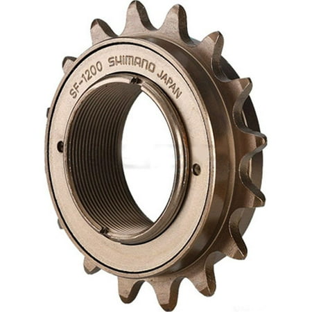 Single Speed Standard SF-1200 Single Speed Freewheel (20Tx1/8 1 Speed), For standard threaded hubs By SHIMANO ()
