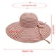 thumbnail image 2 of Sombreros de ala ancha para mujer, sombrero plegable para vacaciones en la playa, sombrero grande para protección solar y sombreado, sombrero para mujer, 2 of 2