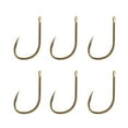 thumbnail image 2 of 100Pcs/Box Metal Fishhook Number 3 to 12 Heavy Duty Barbed Fishing Hook Freshwater Saltwater Bass Trout Walleye Fishing Accessories, 2 of 8