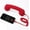 Red, variant on Retro Phone Handset for Cell Phone, Bluetooth Telephone Handset for Mobile Phone, Vintage Wired Plug in Handheld Cell Phone Receiver with Microphone (Pink)