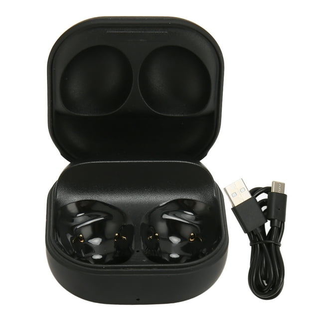 Estuche de carga para auriculares Bluetooth de 450 mAh, funda de repuesto para Galaxy Buds Pro SM-R190, color negro