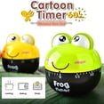 thumbnail image 2 of Temporizador mecánico de cocina oso de fresa Froggy 360 grados cuenta regresiva verde, 2 of 5
