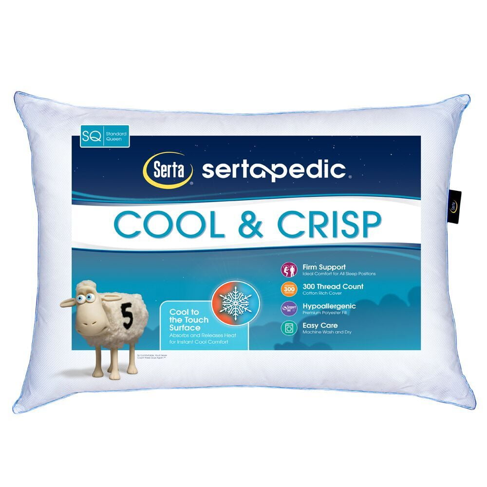 serta cool & crisp pillow