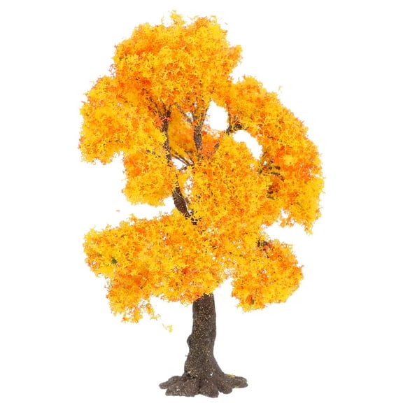 Tree Model Miniature Plants Fake Trees Scene Layout 1 Set Dollhouse Decoration Sand Table Scenery Trees Diy