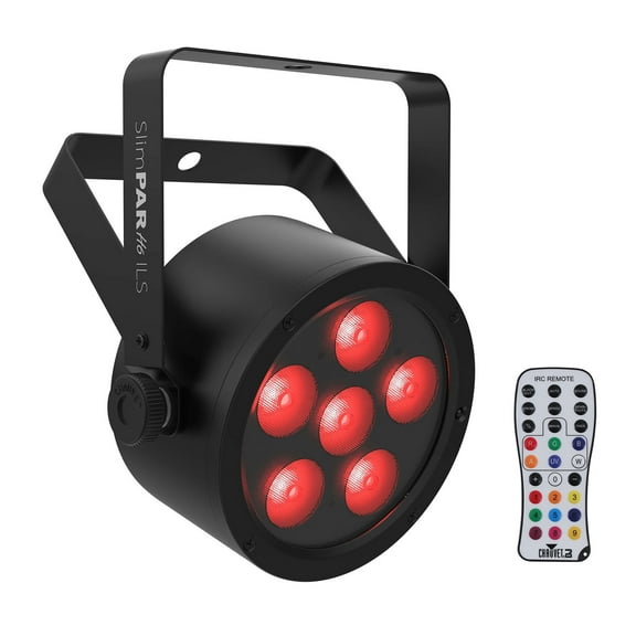 Chauvet DJ SlimPAR H6 ILS RGBAW UV LED DMX Par Can Party/Stage Wash Light Remote