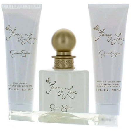 Jessica Simpson Fancy Love Perfume Gift Set for Women, 4 Pieces