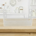 thumbnail image 4 of OFFIGAM Clear Beverage Storage Rack U Shape Floating Shelf Ledge for Fridge Organization and Space Saving, 4 of 11