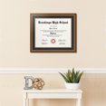 thumbnail image 2 of ArtToFrames 16x20 inch Diploma Frame - Framed in Medium Tri-colored Frame with Black and Gold Mats, Comes with Regular Plexi Glass and Sawtooth Hanger for Wall Hanging (D-4446-16x20), 2 of 4