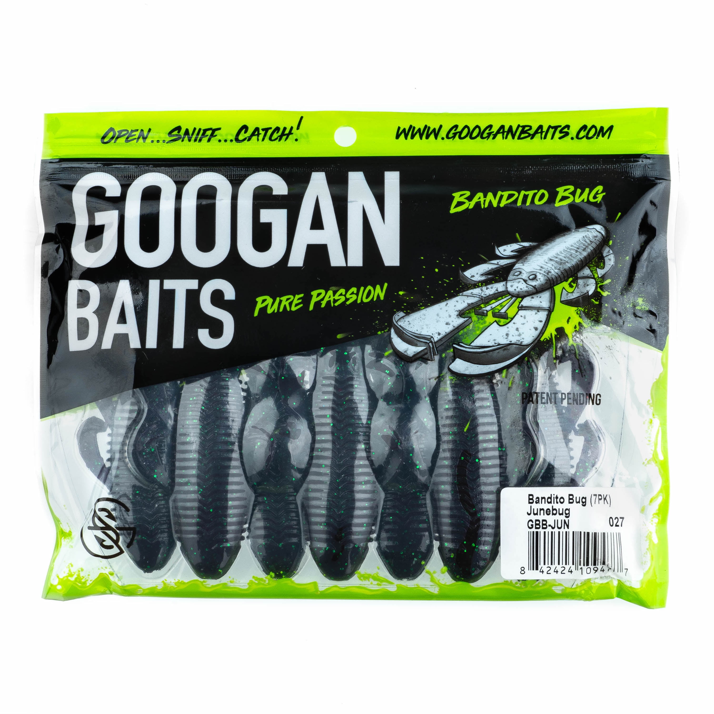 Googan Bandito Bug 3.3'' Alabama Craw 9pk Soft Plastic Fishing Lure 
