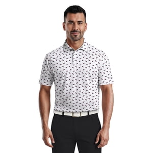 Ben Hogan Men's Performance Car Print Polo Shirt
