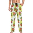 thumbnail image 4 of Cute Strawberry Ghost Pajama Pants, Men's Lounge Pants Light with Drawstring and Pockets, Christmas New Year Birthday Father's Day Gifts, Medium, 4 of 7