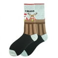 thumbnail image 2 of Christmas Socks Novelty Christmas Socks Classic Santa Socks Xmas Holiday Crew Socks for Men Women, 2 of 2