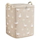 thumbnail image 3 of Bolsa para guardar edredones, cesta para ropa, regalo, tela no tejida versátil, asas de transporte Beige 180 L, 3 of 9