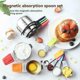 thumbnail image 3 of Measuring Cups and Spoons Set, Stainless Steel, Stackable, Fits Narrow Jars, 13-Piece, 3 of 5