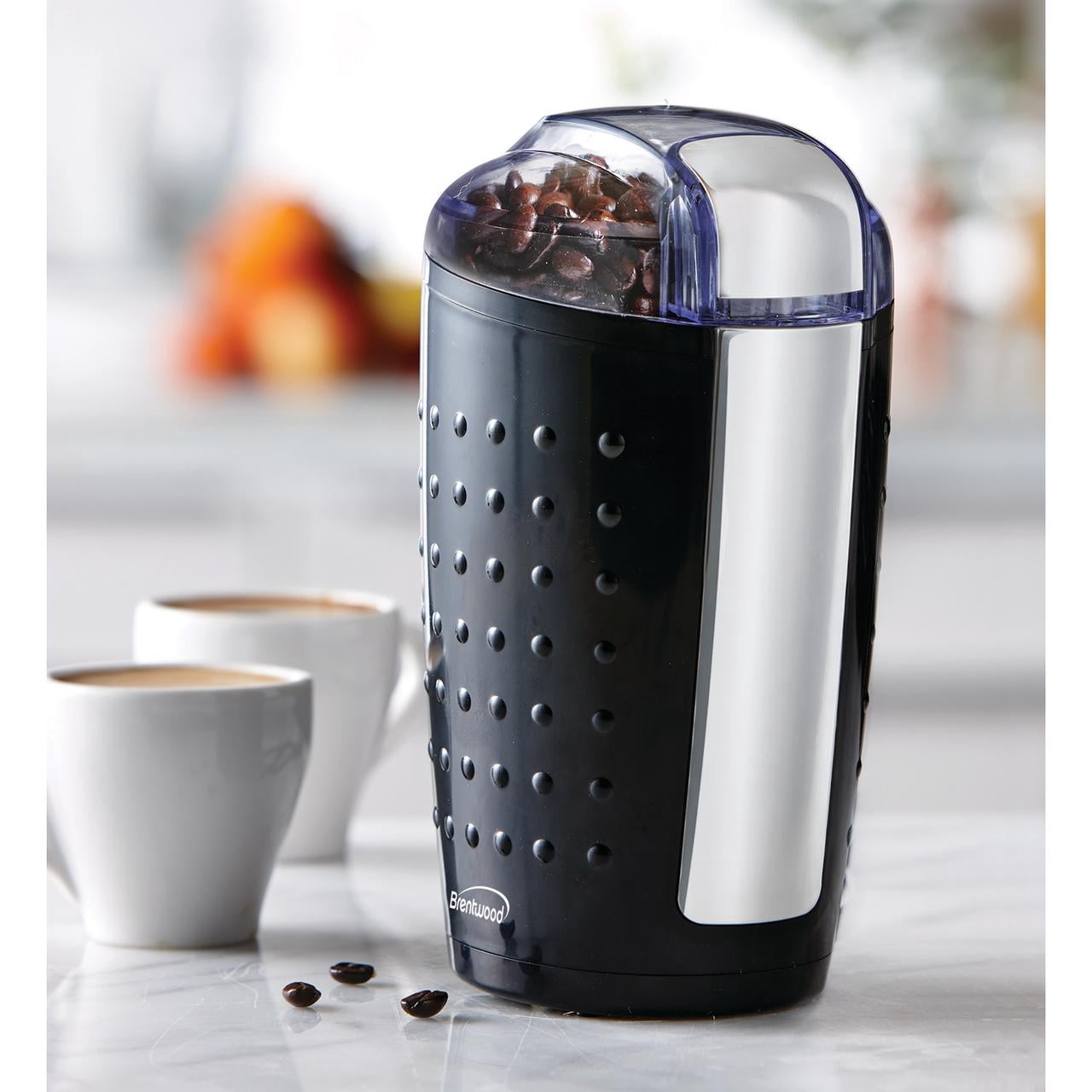 Brentwood 4-Oz. Coffee and Spice Grinder (Black), CG-158BPT