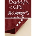 thumbnail image 7 of Dooleck Daddys Girl Baby Clothes Infant Outfit Ribbed Bodysuit Stripe Halen Pant Set, 7 of 7