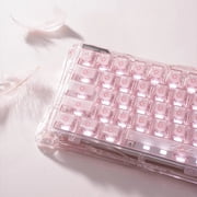 GravaStar Mercury V60 Crystal Rose 60% Gaming Keyboard - Magnetic Hall Effect Switches, 8K Polling, Rapid Trigger, Adjustable Actuation - Crystal Rose