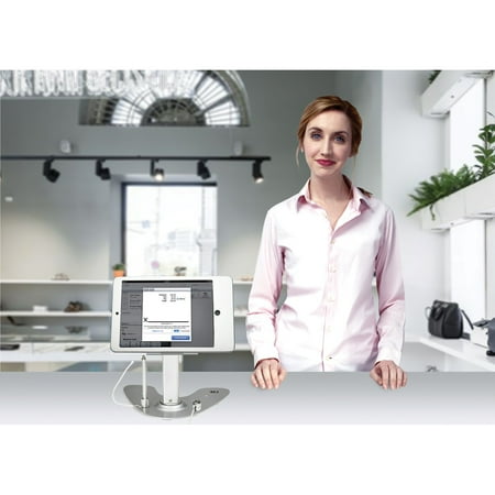 CTA Digital - Dual Security Kiosk Stand with Locking Case and Cable for iPad 10.2-Inch 7th Generation