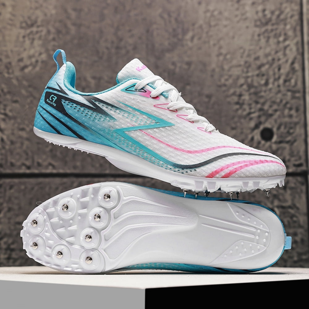 ChiVerve Track and Field Shoes for Men Women 8 Spikes Boys and Girls Kids Running Racing Shoes