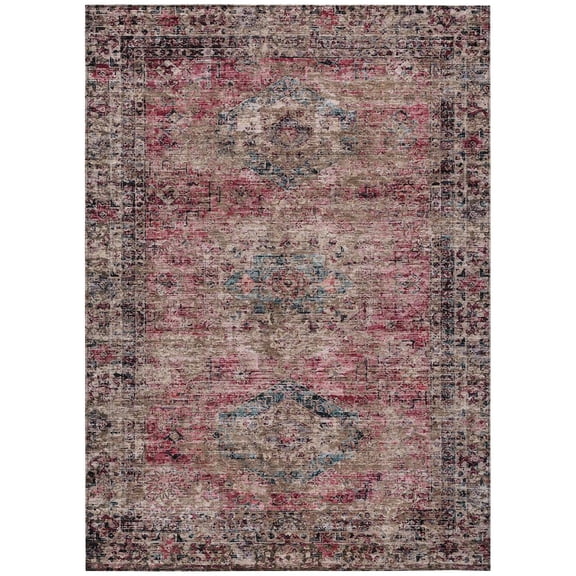 Dalyn Rugs Machine Washable Indoor/Outdoor Chantille ACN2170 Pink 2'6" x 3'10" Rug