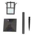thumbnail image 5 of Luxen Home Set of 2 Pagoda Solar Pathway Lights, 5 of 5