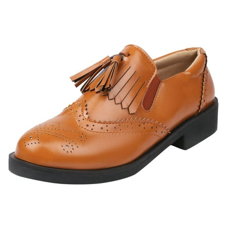 QYZEU Womens Shoes Casual Sandals for Women Casual Summer Wedge Women Casual Shoes Fashion Simple and Pure Color Breathable Square Heel Comfortable Shoes Brown 40
