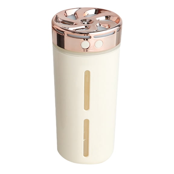 Auto USB Car Aromatherapy Diffuser And Humidifier With Silent Cool Mist,Portable Mini Oil Diffuser For Vehicle Or Home Use With Adjustable Spray Mode,LED Ambient Light And Easy Operation