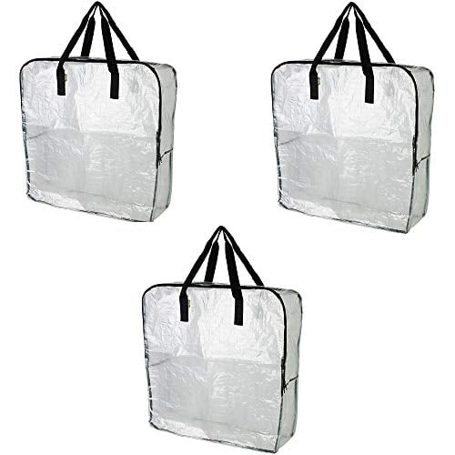 clear storage bags for clothes