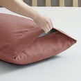 thumbnail image 4 of Nestl King Pillow Cases, 1800 Series Luxury Soft Microfiber King Size Pillow Cases Set of 2 (20"x40"), Breathable & Easy Care Pillow Covers, Pink Clay, 4 of 5