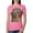 Hot Pink, variant on Dean Russo Sweet Poodle Dog Lover Womens Slim Fit Junior Tee, Royal, Large