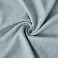 thumbnail image 5 of Uptown Home Blue Solid Heavy Linen Textured Full Blackout Curtain Panle for Bedroom Living Room Bedroom Office, Grommet, 50"x84"x2, 5 of 6