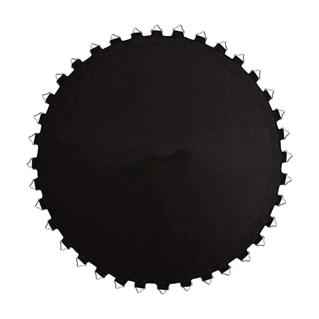 Wweixi Tapis de Trampoline Rond Universel Boucles Noires de Remplacement 36 Tapis de Saut Noir 48 Boucles
