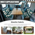 thumbnail image 3 of XYZCANDO Cute Daisy RV Dinette Cushion Covers RV Accessories Furniture Covers Comfortable Bench Cushion Universal Loveseat Sofa Chair Cover Furniture Protector Slipcovers Green, 3 of 7