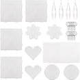 thumbnail image 1 of 10 Tableros de Clavijas con Cuentas Fusibles de 5 mm, Tableros de Clavijas con Cuentas Derretidas de Múltiples Formas con 4 Pinzas para Planchar, Kit de Arte y Manualidades., 1 of 5