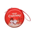 thumbnail image 1 of Monedero navideño, mini cartera de dibujos animados, monedero compacto y moderno para monedas, pequeño para joyas y baratijas, ideal para fiestas Ciervo muñeco de nieve anciano, 1 of 8