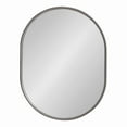 thumbnail image 2 of Kate and Laurel Caskill Modern Capsule Framed Wall Mirror, 18 x 24, Charcoal Gray, Decorative Mirror, 2 of 7
