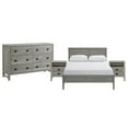 thumbnail image 2 of Alaterre Furniture Windsor 4-Piece Panel Full Bed, 2 Nightstands and 6-Drawer Dresser, Driftwood Gray, 2 of 3