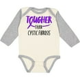thumbnail image 3 of Inktastic Tougher than Cystic Fibrosis Boys or Girls Long Sleeve Baby Bodysuit, 3 of 5