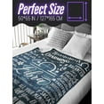 thumbnail image 4 of Zodiac Constellation Gifts for Women, Zodiac Sign Birthday Gift with Message Flannel Blanket Throws (50"x 60") - Libra, 4 of 6