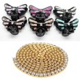 thumbnail image 3 of DIY Resin Diamond Crystal Rhinestones Chain Trim Ribbon Roll Sewing Craft Decoration (#08), 3 of 4