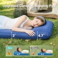 thumbnail image 3 of Self-inflating Sleeping Pad For Camping  3" Ultra-thick Outdoor Mat With Pillow & 9.5 R-value Insulated All-season Foam Mattress Travel Tent Car, 3 of 7