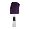 thumbnail image 3 of Mod Lighting and Decor Stacked Circle Ceramic Table Lamp with Asymmetrical Shade - 19" - Purple, 3 of 6