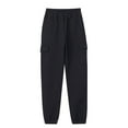 thumbnail image 2 of Odeerbi 6-15 Años Niños Niñas Pantalones Deportivos Cargo Pantalones Deportivos Algodón Workout Athletic Sports Jogger Pantalones Casual Joggers Con Bolsillo, 2 of 5