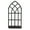 ms8639, variant on Mystical Floating Wall Shelf Black Hollowed Window Frame Shelves for Crystals Display Bedroom Decorations