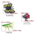thumbnail image 3 of HLONK 24 Pcs Jouets Insectes Simulation Modèles Mini Insectes Araignée Coccinelle Scorpion Papillon Ornements Cadeaux de Fête, 3 of 6