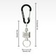 thumbnail image 3 of Xihbxyly Gancho de Cuerda Magnético, Diseño Magnético de Alta Resistencia, Material de Acero Inoxidable Duradero, Multifunción para El Hogar, Exteriores y Trabajo, Llavero Portátil Ligero, Incluye 1, 3 of 3