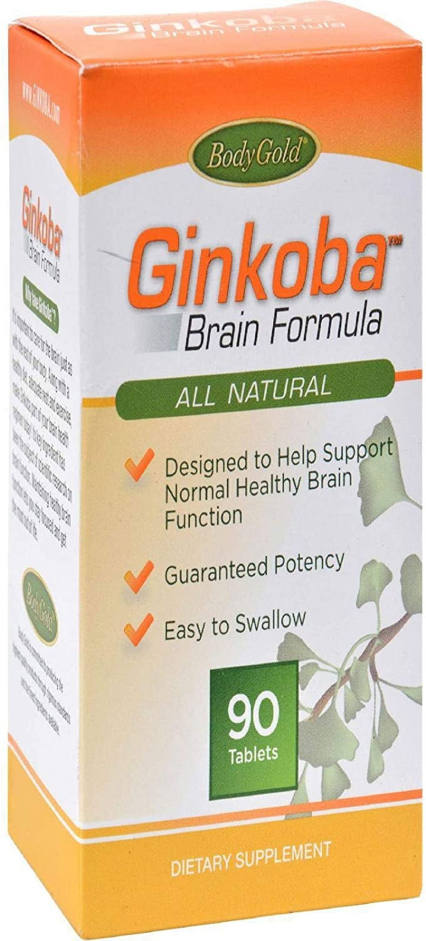Ginkoba Tablets Dietary Supplement 90 ea (Pack of 2