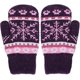 thumbnail image 3 of Manoplas para mujer mitones de invierno con forro de sherpa para clima frío，Bla Rojo Verde, 3 of 5